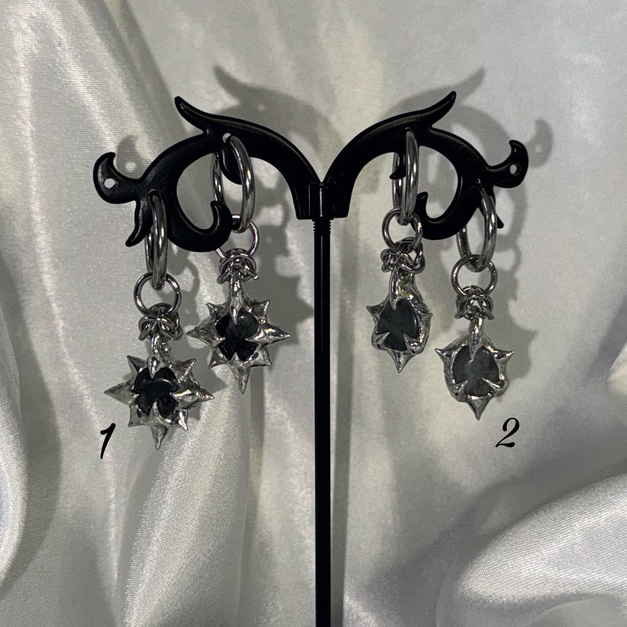 hawk’s eye earrings