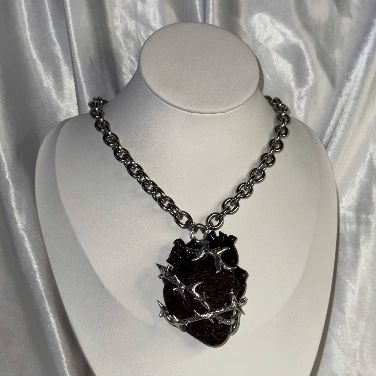 vampire heart pendant