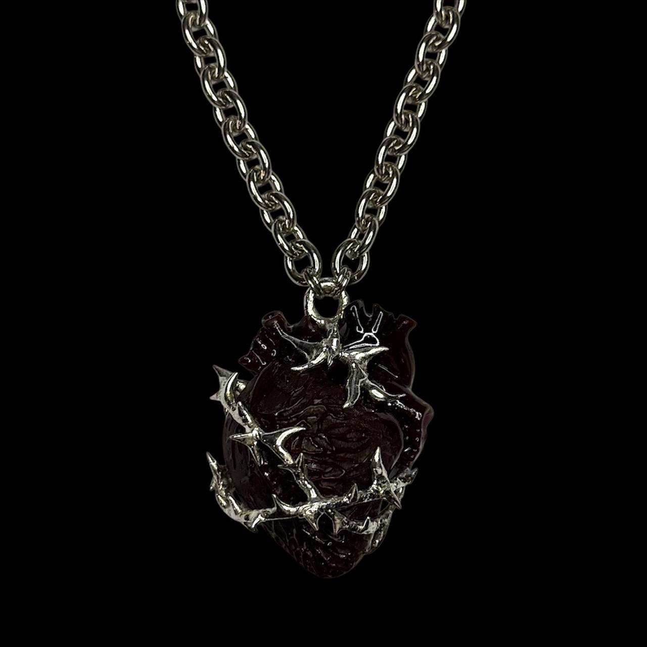 vampire heart pendant