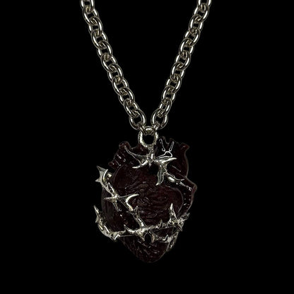 vampire heart pendant