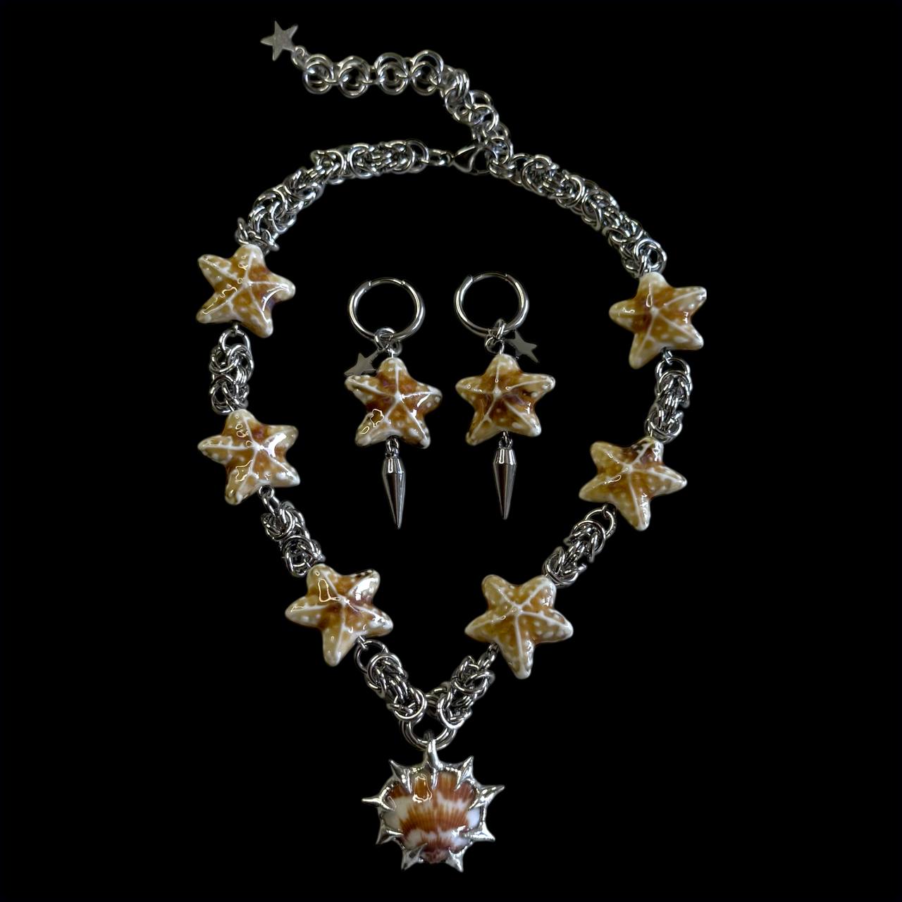 necklace and earrings set