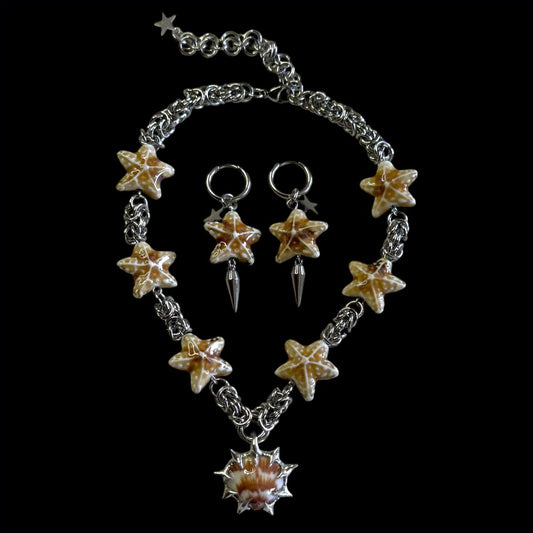 necklace and earrings set